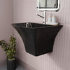 InArt Wall Hung Premium Ceramic Wash Basin/Vessel Sink with Slim Rim